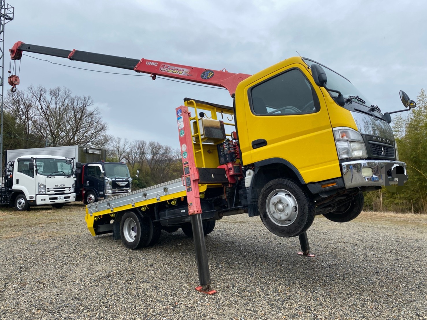 3 3t積載 車検付ハイジャッキセルフクレーン フックインラジコン付 トラックコム中古トラック販売